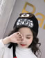Fashion Light Gray Bear Pattern Decorated Child Knitted Hat