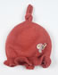 Fashion Red Mushroom Pattern Decorated Baby Knitted Hat