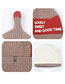 Fashion Khaki+red Letter Pattern Design Baby Knitted Hat