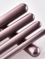 Fashion Pink+brown Flame Shape Design Cosmetic Brush(12pcs)