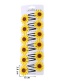 Fashion Yellow Sunflower Shape Design Hair Clip