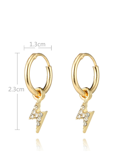 Fashion Silver Color Moon&star Shape Design Earrings Sets