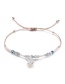 Fashion Pink Star&beads Decorated Bracelet((3pcs)