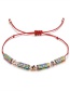 Fashion Red Heart Shape Decorated Bracelet((3pcs)