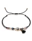 Fashion Black Beads&tassel Decorated Bracelet((3pcs)