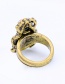Fashion Gold Color Beetle Shape Design Simple Ring