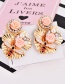 Fashion Gold Color Bee&pearls Decorated Earrings