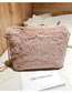 Fashion Pink Pure Color Design Square Shape Bag
