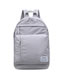 Elegant Gray Label Decorated Pure Color Backpack