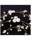 Fashion Silver Color Flowers&pearls Decorated Hair Accessories