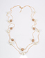 Fashion Gold Color Full Pearl Decorated Necklace