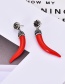 Fashion Red Chilli Pepper Shape Design Earrings