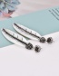 Fashion White Feather Shape Decorated Earrings