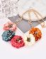 Fashion Beige Flower Shape Decorated Necklace