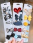 Fashion Gray Bowknot Shape Decorated Hair Accessories(5pcs)