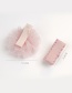 Fashion Light Pink Flower Shape Decorated Hair Clip(2pcs)