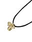 Fashion Gold Color+black Bee Shape Pendant Decorated Necklace