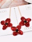 Fashion Gold Color Flower Shape Decorated Jewelry Set