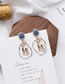 Fashion Gold Color Deer Shape Decorated Earrings
