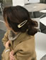 Fashion Rose Gold Pure Color Decorated Hair Clip
