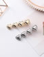 Fashion Silver Color Heart Shape Decorated Hair Clip