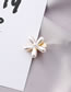Fashion Gold Color Full Pearl Decorated Hair Clip