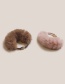 Fashion Brown Pure Color Decorated Hairband