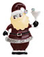 Fashion Brown Santa Claus Shape Decorated Brooch
