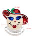 Fashion White Snowman Shape Decorated Brooch