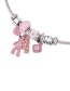 Fashion Pink Bear Shape Decorated Jewelry Set