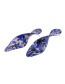 Fashion Blue Irregular Shape Decorated Earrings
