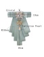 Fashion Beige Diamond Decorated Bowknot Brooch