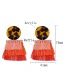 Fashion Multi-color Color-matching Decorated Earrings