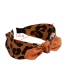 Fashion Coffee Leopard Pattern Decorated Headband