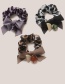 Fashion Gray+black Triangle Shape Decorated Hair Rope