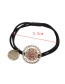 Fashion Champagne Diamond Decorated Hair Rope