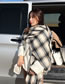 Fashion Multi-color Grid Pattern Decorated Scarf