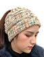 Fashion Gray Color Matching Decorated Hat