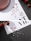 Fashion Gold Color+white Pearl Decorated Earrings