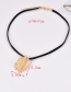 Fashion Gold Color Leaf Shape Decorated Necklace