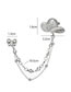 Fashion Silver Color Hat&bowknot Shape Decorated Brooch