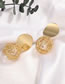 Fashion Silver Color Round Shape Decorated Hollow Out Earrings