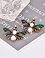 Fashion Multi-color Butterfly Shape Decorated Earrings
