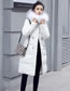 Fashion Black Fur Collar Decorated Pur Color Down Jacket