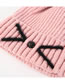 Lovely Pink Cat Shape Design Thicken Knitted Hat