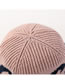 Fashion Pink Letter Pattern Decorated Knitted Hat