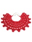Fashion Red Hollow Out Design Pure Color Necklace