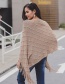 Fashion Khaki Tassel Decorated Pure Color Sweater