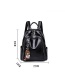 Fashion Black Bear Pendant Decorated Backpack