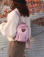Fashion Pink Leopard Pattern Decorated Backpack